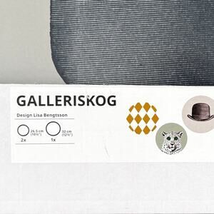 IKEA GALLERISKOG Wall Decoration, Set of 3, Mixed Motifs